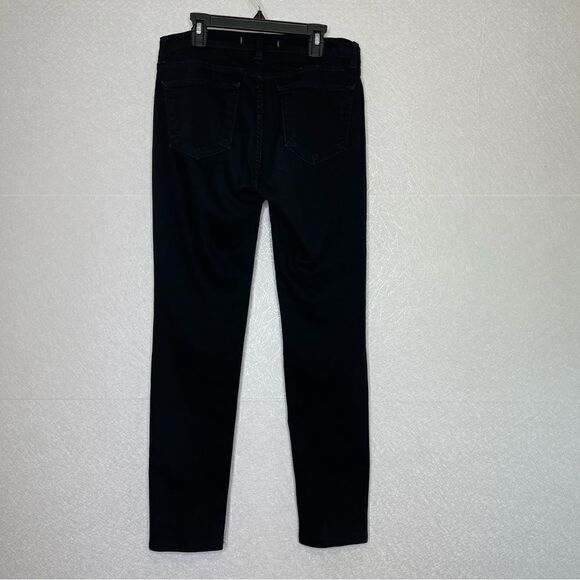J Brand Mid Rise Shadow Skinny Jeans Black 28 - Picture 6 of 7